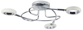 Plafoniera plafon 3X4W LED crom 3000K AURELION 98-65582