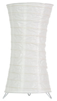 Paper standing lamp white bedside 60W E27 Tai Candellux 5096911-00