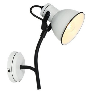 Wandleuchte schwarz und weiß verstellbare Sprossenwand Zumba Candellux 91-72122