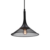 Lampe suspendue noire 25cm Kiruna S Ledea 50101205