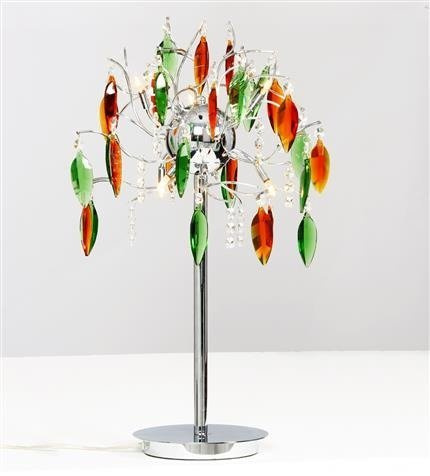 Table lamp chrome tree 6 Acanthus 46-04171