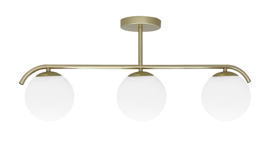 Wall lamp brass glass ball ring G9 Cordel 21-73440