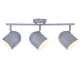 Wandleuchte Candellux Azuro 93-63229 Streifen E27 grau matt