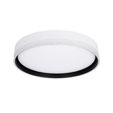 Florida ceiling lamp white + black plafond 24w led 39 cm white shade