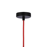 Lampa suspendata 15cm cablu transparent/rosu Liverpool Ledea 50101287