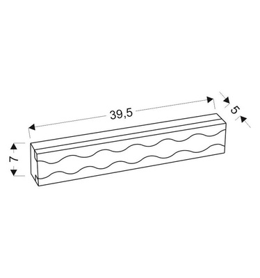 Aplică baie LED alb 10W culoare variabilă Front Candellux 21-72825