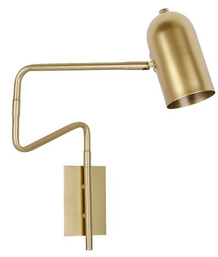 Wall lamp golden adjustable wall lamp Hosti 21-75468