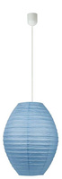 Lampa wisząca papierowa niebieska UL kokon 31-05687 