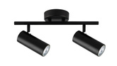 Spot applique/plafonnier noir 2GU10 Colly 92-01665
