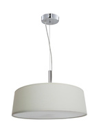 Blum Candellux 31-46680 round, height-adjustable cream pendant lamp