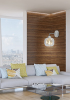 Mirror chrome wall sconce with mesh Ray Candellux 21-67067