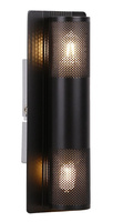 Wall lamp black metal 2x10W G9 Emu Candellux 91-81360