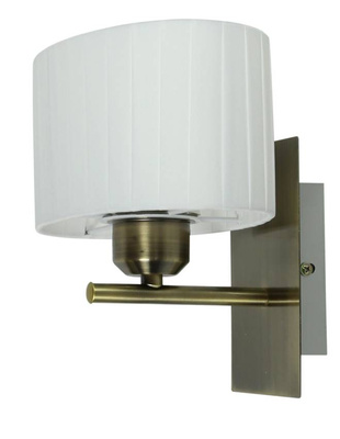 Wall lamp patina/white wall lamp Berg 21-45676