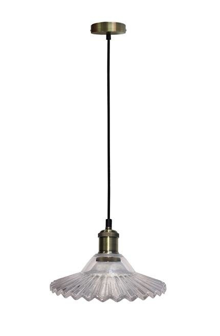 Glass hanging lamp 1xE27 Geneva Ledea 50101273