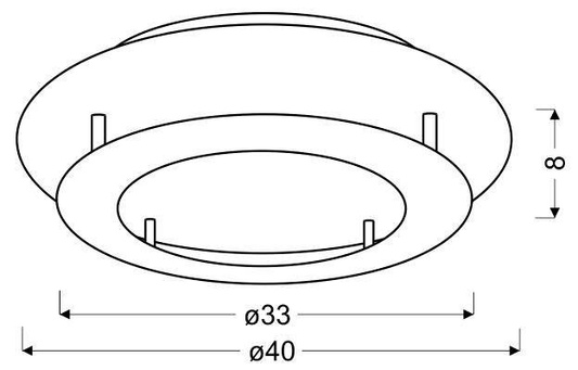 Lampa sufitowa plafon złoty 40cm LED Merle 98-66213