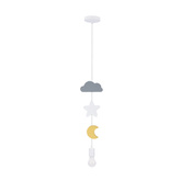 moon sc lampa wisząca 1x20w E27 iq kids mix kolor