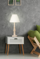 Table lamp white 42cm 40W E14 Folclore 41-80724