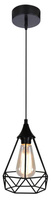 Plafonnier suspendu en fil noir 1x60W Graf Candellux 31-62888