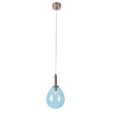 Lampa suspendata balon sticla albastra LED 6W Lukka Ledea 50133210