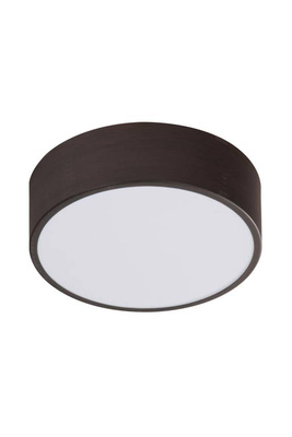 Plafonnier LED froid 10W 6500K plafonnier wengé Zigo 10-39545