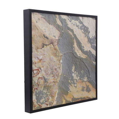 Plafonnier Luxan 49x49 noir 48w led 4000k led s.blanc