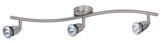 Spot normannisch gu10 3x50w satiniertes Chrom