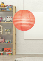 Minge lanternă din hârtie caise 50cm Cocoon 70-16945