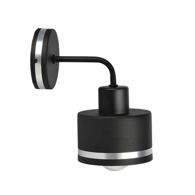 Applique murale noire/chrome Wama 21-00422