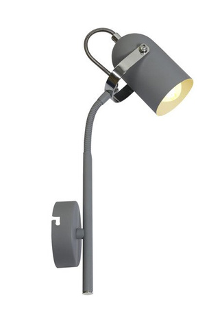 Wall lamp 1xE14 gray 40cm GRAY 91-66527