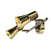 Wandleuchte Candellux Arena 92-84487 E14 Streifen gold patiniert