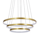 Lampa wisząca LED 60W 50cm złota LUNE 33-76397