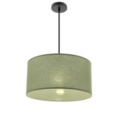 Lampa wisząca z abażurem Shanti miętowa do salonu i sypialni