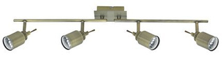 Deckenleuchte Candellux 94-29150 Cesar Streifen 4X50W GU10 Patina