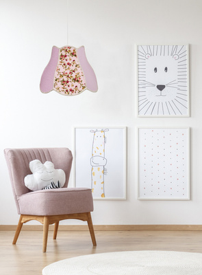 Lampa sufitowa wisząca candellux zuza 31-96961 e27 różowy