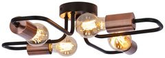 Ceiling lamp 4xE27 48cm black HERPE 34-66923