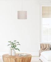 Suspension beige 25cm sur corde Farm 31-03164