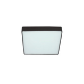 Quattro Ceiling Lamp Square Black 35x35 18W LED 4000K White Shade 10-31952