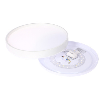 Plafoniera Texas plafon 15w led 29 cm cu abajur alb