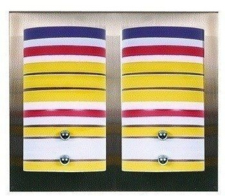 Wandleuchte Doppel-Nickel matt 2XG9 40W 230V FRESCO 22-82025