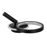 MONET lampa kinkiet koło czarny 18W LED 3000K klosz biały  22-35660