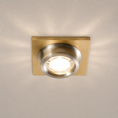 Plafon din aluminiu satinat auriu SC-02 2210445
