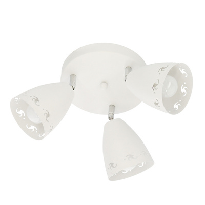 Plafonnier Coty 98-67135 3xE14 blanc mat