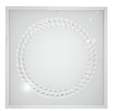 Candellux Lux 10-60648 Plafonnier 16W Led 6500K Blanc Grand Anneau