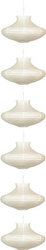 Plafonnier Candellux 3494061-00 Griff 6 PAPIER BLANC E-14 40W