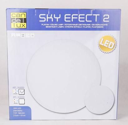 Ceiling Lamp Candellux Sky 14-62093 Ceiling Led 6500K