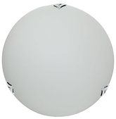 Plafon sticla crom / satinat 30cm Sara 13-53704