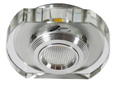 Ceiling luminaire colorless rounded LED 3W 230V SS-34 Candellux 2228860