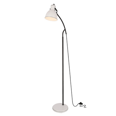 Lampadaire réglable en diagonale noir et blanc Zumba Candellux 51-72108