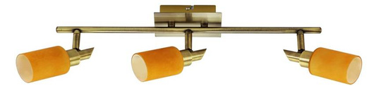 Plafonnier Candellux 93-28153 Bande Tukan 3X40W G9 patine