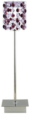 Table lamp chrome/burgundy Classic 41-97036